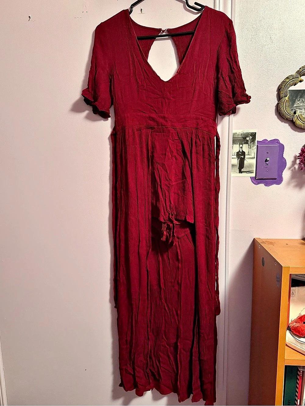 one5th Maxi Dress Burgundy Size Medium